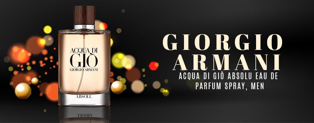 Acqua di Gio GIORGIO ARMANI Absolu Eau de Parfum Spray For Men USA 2021